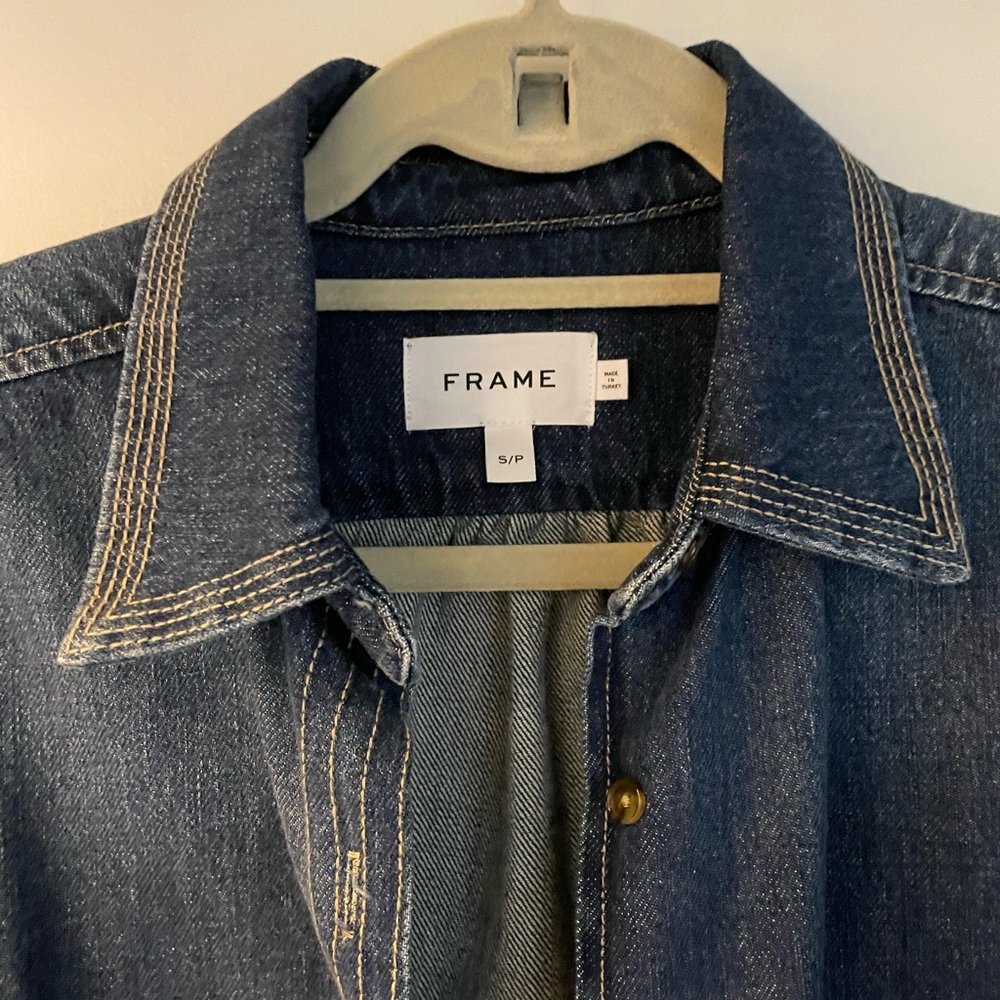 Women's Frame '70S Trapunto Denim Shirt